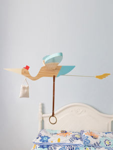 Park Fang Same Creative Kids Room Air Baby Blimp Pendant Kindergarten Hanging Decoration Bird Balance Pendant