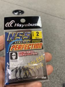 Hayabusa Wacky Fishhook New Model Ff329 Anti-Tangle Anti- Ring Soft Bait Ff203 Fishing Hook Ocean Boat Fishing Lake Pond Stream