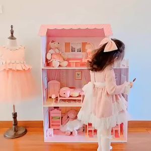 Princess House Playset Wooden Dollhouse