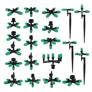 2 Bộ đa chiều atomization Bộ Vòi Phun tưới vườn nhà kính ẩm Công viên cảnh quan ngành công nghiệp làm sạch bụi công cụ làm mát