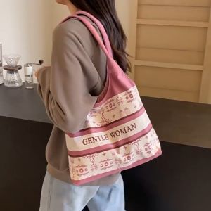 Gentlewoman Fashion Print Shoulder Bag Tote Bag