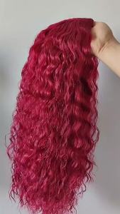 HNKMP | 【1PC Mullet Wig Long Curly Hair Wig Kiss Wig 80s Rocker Synthetic Wigs For Men Halloween Cosplay DIY Themed Costume Party】