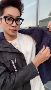 Áo khoác dù lót lông cá tính dạo phố thu đông Khavi A06 ấm áp