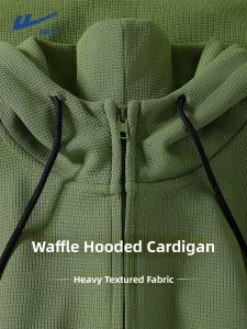 Warrior | Hooded Zip-up Sweater Jacket Men Green
