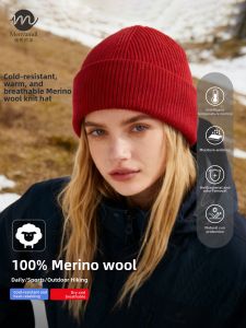 Menyanull | Thermal Thickened Merino Wool Knit Hat