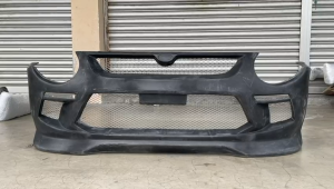 PERODUA KANCIL LAMPU BULAT 2003-2008 (G-CONCEPT) FRONT BUMPER ORIGINAL SKIRT BODYKIT (MATERIAL PU)