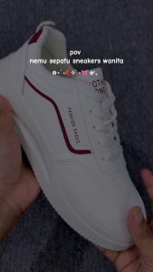 DILOOK C006 Sepatu Sneakers Fashion Wanita Sepatu Putih Cewek Sporty Keren Kekinian