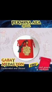 TATLONG PERSONA / SANCTISSIMA TRINIDAD AEA - Kulturang Katutubo Accessory / Ancestral Medallion / Anting-anting Amulet