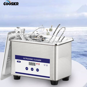 Máy Làm Sạch Siêu Âm Tần Số Cao 35W Dành Cho Đồng Hồ Trang Sức Denture - Dụng Cụ Rửa Kính Có Phích Cắm EU/US