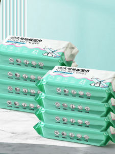 Thickened Large Size Floor Cleaning Wet Wipes Disposable Static Dust Removal Wipes Mop Head No Wash Replacement Cloth