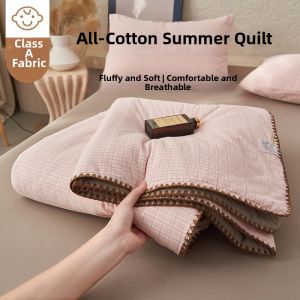 MANCAI | Color Woven Cotton Washable Summer Quilt