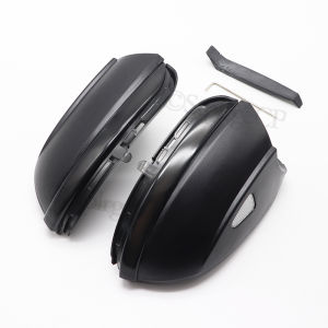 for Volkswagen VW Scirocco Passat Eos CC Beetle Jetta Black Cover Side Wing Mirror Indicator Dynamic Turn Signal LED Light