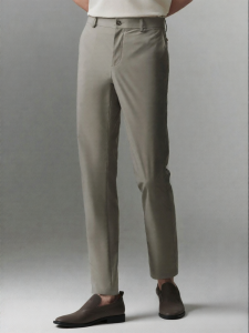 Elastic Comfort Mens Casual Trousers