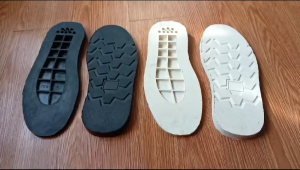 Alas Bawah Sol Potong Outsole Rubber Sepatu Boot Redwing Karet Premium Tebal Sepatu Boot Putih Hitam 032