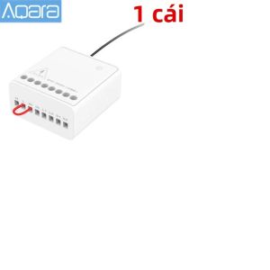 Aqara | Mô-đun Rơ-le Aqara Zigbee Không Dây Điều Khiển 2 Chiều 2 Kênh LLKZMK11LM Tương Thích Với Ứng Dụng Aqara Home Và Homekit