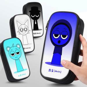 Rhythm Box Sprunki Pencil Case Elementary School Boys Stationery Case 2025 New Model Ultra Popular Cultural Supplies