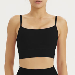 QYUED | Elegant Back Yoga & Fitness Bra Thin Shoulder Straps