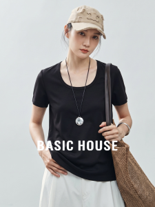 Basic House | Lightweight Silk Blend T-Shirt for Women