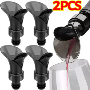2ชิ้นกลีบเครื่องกดไวน์แบบอัตโนมัติไวน์แดงรักษาความสดใหม่ที่เก็บไวน์2-In-1เครื่องจ่ายอย่างรวดเร็วฝากรองค็อกเทลอุปกรณ์รินเครื่องดื่มห้องครัว