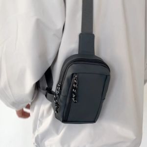 MENSPE Mens Chest Bag Fashion Film Bag Mini Anti-Scratch Bag Wear-Resistant Diagonal Shoulder Bag Waterproof Crossbody Bag Sport Bag Fashion Sling Phone Bag