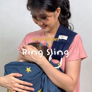 KINTAKUN BABY Ring Sling Gendongan Bayi Newborn 5 in 1 Metallic Printing