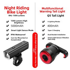 RockBros | Smart Sensing Brake Rear Light Bicycle