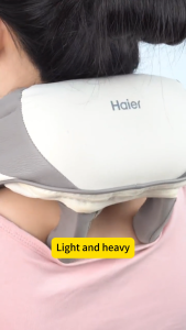 Haier ใช้ผ้าคลุมไหล่นวดมือถือพร้อมนิ้วทำความร้อนแบบชาร์จไฟได้เพื่อบรรเทาอาการปวดคอหลังไหล่และกล้ามเนื้อ