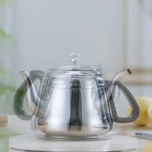 Ấm Trà Bằng Thép Không Gỉ 2/1.5/1.2L Ấm Đun Nước Pha Trà Có Còi Báo Cho Nhà Hàng Văn Phòng Tại Nhà