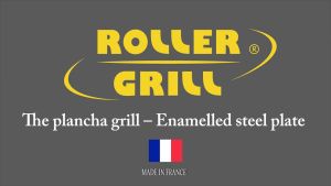 ROLLER GRILL เตาปิ้งย่างหน้าสัมผัส เตาหน้าเรียบ เตาย่างไฟฟ้า หน้าเตาแผ่นเหล็ก ROL1-PSR
