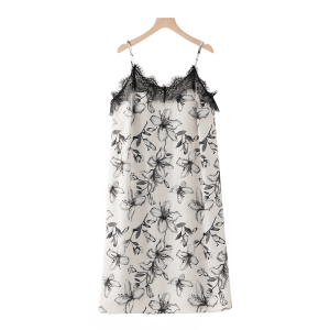 MiiOW | Bộ đồ ngủ ren mỏng mùa hè cho nữ có đệm ngực MiiOW Cat Person Home Clothes Áo vest dây Thiết kế cao cấp thoáng khí thoải mái