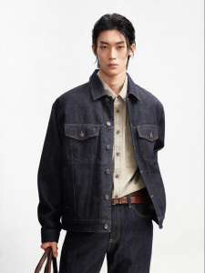 Jack Jones | Active Dyeing Casual Comfortable Denim Jacket Cotton