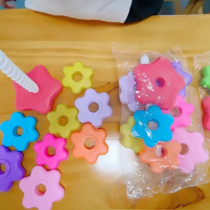 Baby Spinning Stacking Toys Toddler Spinner Ring Stacker Autism Sensory Educational Montessori Rainbow Spinning Stacking Tower Rainbow Twist Stacker Stacking Puzzle Home Play Baby