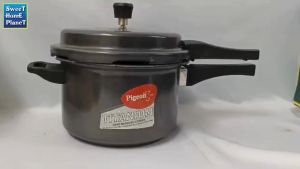 PIGEON Titanium Hard Anodized Non Stick Pressure Cooker 3L 5L Support Gas & Induction Stove