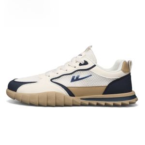 Warrior Mens Slip-On Sports Shoes Breathable Mesh Lightweight Summer Casual Sneakers Soft Bottom Comfortable All-Season Footwear