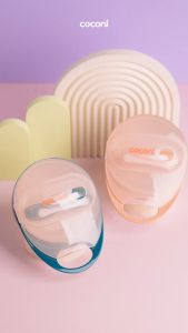 COCONI Weaning Bowl Set Free 2 Pcs Spoons | Mangkuk MPASI Perlengkapan Makan Bayi MPASI Traveling Free 2 Pcs Sendok