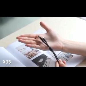 Hoco X35 สายสั้น 25 cm ความเร็ว 2.4A มีรุ่น iPhone/Type-c/Micro USB สายชาร์จ สายสั้น สายถักไนล่อน กันม้วนทนทาน