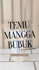 Temu Mangga Bubuk - Kunir Putih atau Temu Poh Bubuk - High Quality Herbs and Spices Powder by Jamu Gendul 88