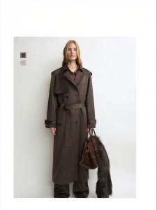 Elegant Non Wrinkle Windbreaker Coat