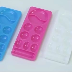 จานสีเพ้นท์เล็บ สีชมพู พร้อมส่ง!