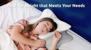 LUXEREST Ergonomic Memory Foam Cervical Support Pillow For Side & Back Sleepers Breathable Fabric Pain Relief