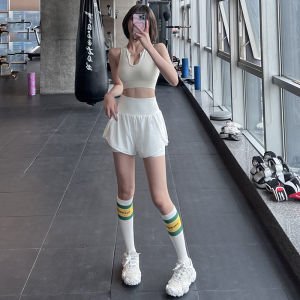 กางเกงขาสั้นออกกำลังกายสำหรับผู้หญิง กางเกงวิ่งออกกำลังกาย โยคะ กางเกงขาสั้นสามส่วน ระบายอากาศได้ดี กางเกงกีฬาฤดูร้อน กางเกงกีฬาสำหรับผู้หญิง