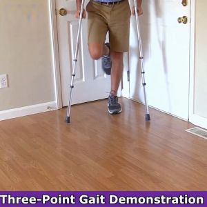 【COD】Ultra Lightweight Shoulder Crutches - 1 Pair ( 1Pair-2 Pieces) Aluminium Mobility Underarm Cane Arm Assist Walking Support Adjustable Height Armpit Shoulder Crutches Ultra-Light Weight Stainless Steel/Aluminum Arm Support