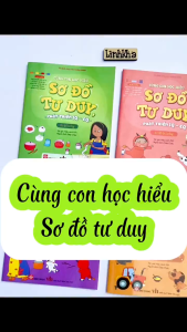 Sách cùng con học hiểu Sơ đồ tư duy - Phát triển IQ - EQ - Sơ đồ ngoặc nhọn Sơ đồ đa luồng Sơ đồ vòng tròn - Đinh Tị