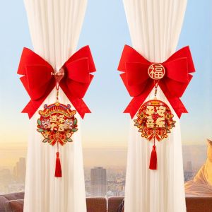 MONLEYTA | New Home Decoration Curtain Tie Moving In Celebration Housewarming Ceremony New Residence Hanging Ornament Gift Supplies