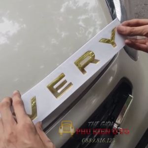 Tem chữ Discovery dán xe đề can discovery 3D nổi dán xe ô tô