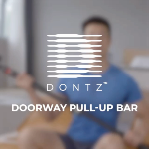 Dontz Doorway Pull-Up Bar  No Screw/Drilling 180kg Capacity Dual-Lock Spirit Level Home Gym Workout