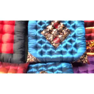 Đệm ngồi bệt vuông lót ghế văn phòng nệm ngồi thiền vuông gấm lụa 50x50cm thiết kế hoa văn thêu tinh xảo tinh tế