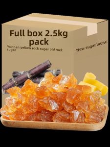 Yunnan Old Cane Sugar Crystals Small Grain Multi-crystal Yellow Sugar Crystals Commercially Pure Cracked Yellow Cane Sugar