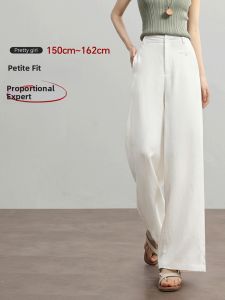 HIPPIE MISS | White Tencel Linen Soft Breathable Casual Pants