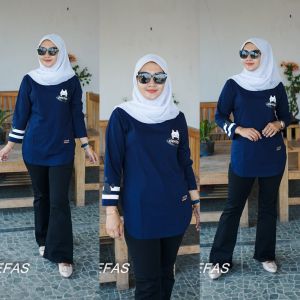 oval motif 04√kaos atasan wanita bahan katun Combet20s deefas01